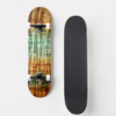 hout Abstract art. 2 Skateboard (Voorkant)