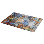 Hout Abstract Snijplank (Hoek)