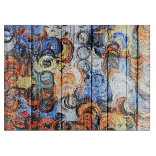 Hout Abstract Snijplank (Voorkant)
