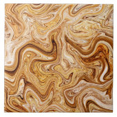 Hout Abstract Vloeibaar Tegeltje (Voorkant)