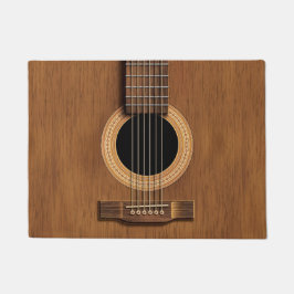 Hout Acoustic Guitar Rustic Music Welkom Deurmat