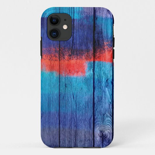  hout Acrylverf Case-Mate iPhone Case (Achterkant)