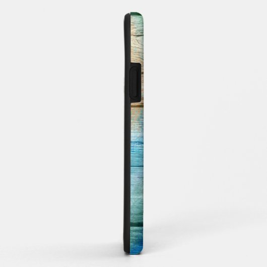 Hout Acrylverf Case-Mate iPhone Case (Achterkant/rechts)