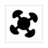 Hout Adinkra (Eenheid) Rubber Stamp Rubberstempel (Afrduk)