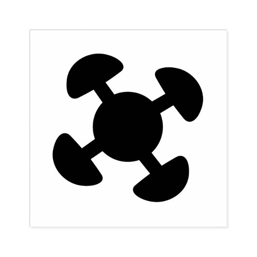 Hout Adinkra (Eenheid) Rubber Stamp Rubberstempel (Afrduk)