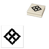 Hout Adinkra (Gemeenschap) Rubber Stamp Rubberstempel (Gestempeld)