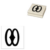 Hout Adinkra (Hope) Rubber Stamp Rubberstempel (Gestempeld)
