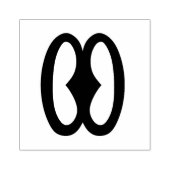 Hout Adinkra (Hope) Rubber Stamp Rubberstempel (Afrduk)