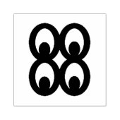 Hout Adinkra (kennis) Rubber Stamp Rubberstempel (Afrduk)