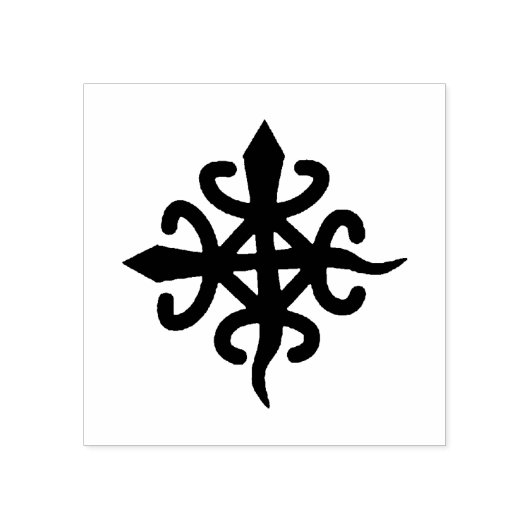 Hout Adinkra kunststempel - Unity Rubberstempel (Afrduk)