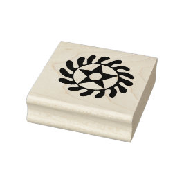 Hout Adinkra (Life Transformation) Rubber Stamp Rubberstempel