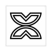 Hout Adinkra (Vrijheid) Rubber Stamp Rubberstempel (Afrduk)