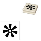 Hout Adinkra (Wijsheid) Rubber Stamp Rubberstempel (Gestempeld)