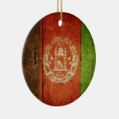 Hout Afghanistan Vlag; Afghaans Keramisch Ornament (Rechts)
