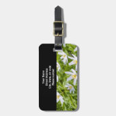 Hout Anemone Bagagelabel (Voorkant verticaal)