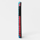 Hout-aztec-chevron-patroon Case-Mate iPhone Case (Achterkant/links)