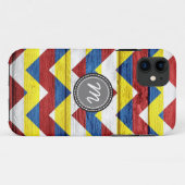 Hout aztec chevron zig zag patroon #8 Case-Mate iPhone case (Achterkant (horizontaal))