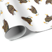 Hout Badge Eagle Paper Cadeaupapier (Rol Hoek)