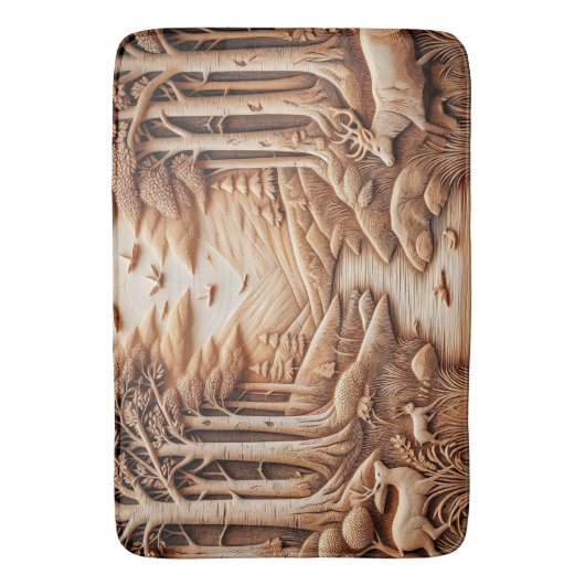 Hout Badmat (Voorkant Verticaal)