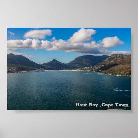 Hout Bay. Kaapstad Poster (Voorkant)