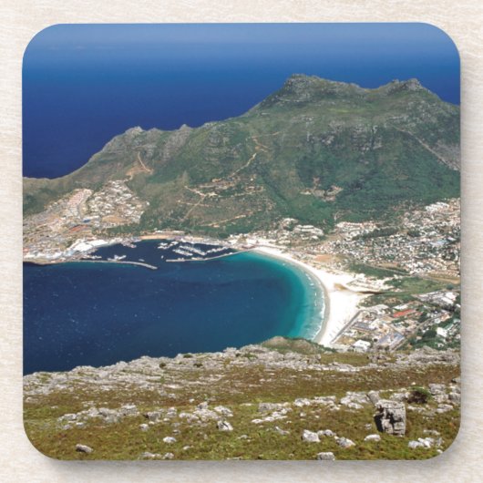 Hout Bay, Sentinel en Atlantische Oceaan Bier Onderzetter (Voorkant)