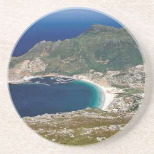 Hout Bay, The Sentinel en Atlantische Oceaan Zandsteen Onderzetter