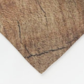 Hout Bizon Buffalo Fleece Deken (Hoek)