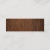 Hout Blauwgroen Calling Card Contactkaartje (Achterkant)