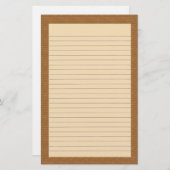 Hout, blikken, bakkerij briefpapier (Voorkant / Achterkant)