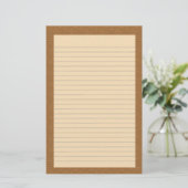 Hout, blikken, bakkerij briefpapier (Staand voorkant)