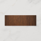 Hout Blue Calling Card Contactkaartje (Achterkant)