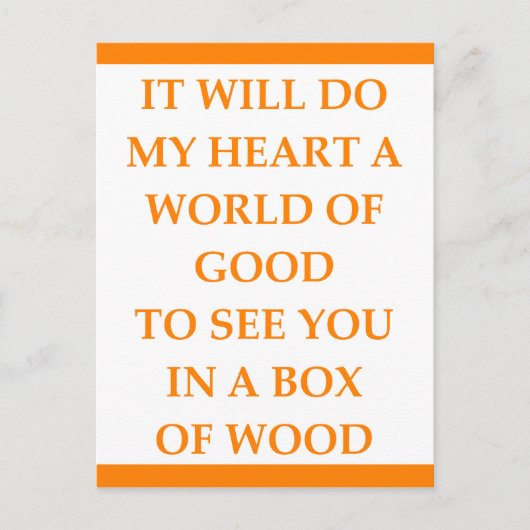 HOUT BRIEFKAART (Voorkant)