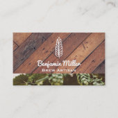 Hout | Brouwerij | Artisan Visitekaartje (Voorkant)