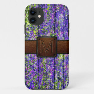  hout, bruin leder, kijk 5 Case-Mate iPhone case