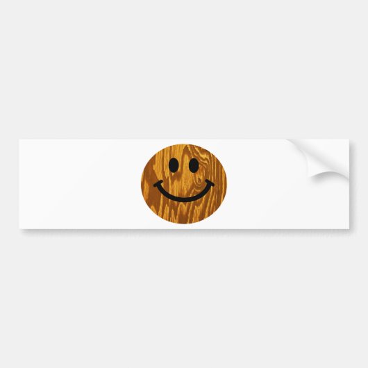 Hout Bumpersticker (Voorkant)