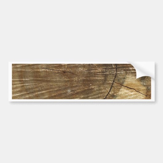 hout bumpersticker (Voorkant)