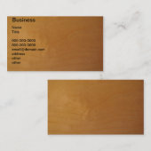 Hout - burl visitekaartje (Voorkant / Achterkant)