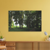 Hout, Bute Park Cardiff Canvas Afdruk (Insitu (Woonkamer))