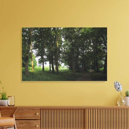 Hout, Bute Park Cardiff Canvas Afdruk (Insitu (Woonkamer))