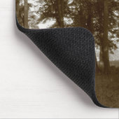 Hout, Bute Park Cardiff - Sepia toned BW Muismat (Hoek)