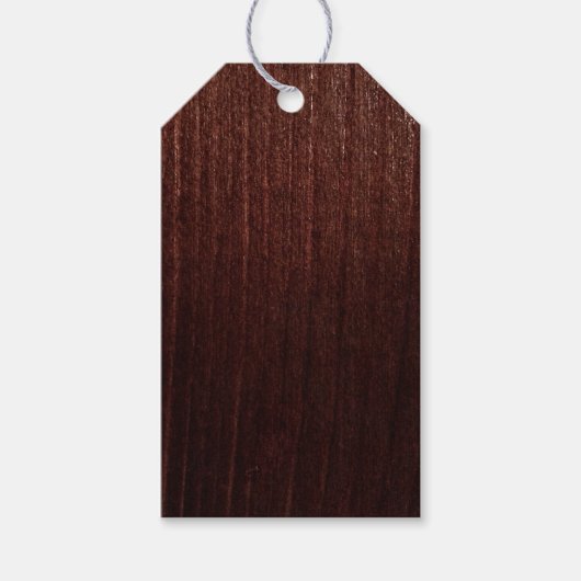 hout cadeaulabel (Voorkant)