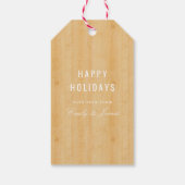 Hout Cadeaulabel (Achterkant)