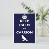 HOUT-CALM-AND-CARRION BRIEFKAART (Staand voorkant)