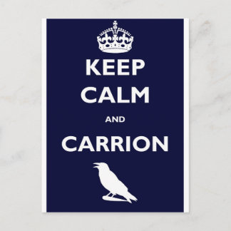 HOUT-CALM-AND-CARRION BRIEFKAART