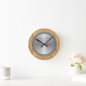 Hout Choppin Time Clock Ronde Klok (Huis)