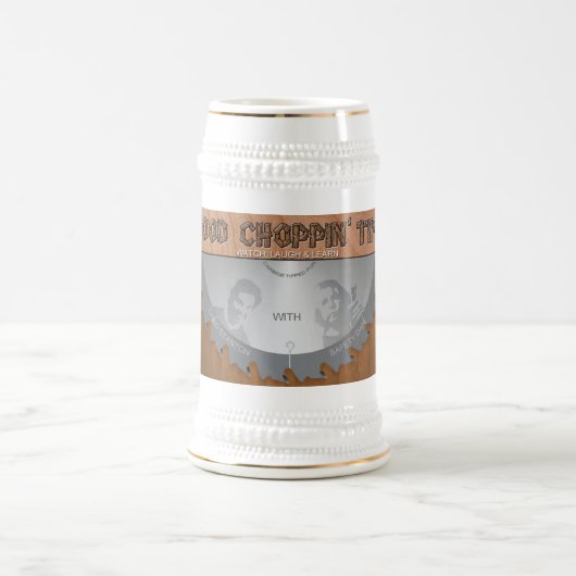 Hout Choppin Time Stein Bierpul (Center)