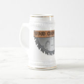 Hout Choppin' Time Stein (geen achtergrond) Bierpul (Voorkant links)