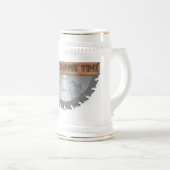 Hout Choppin' Time Stein (geen achtergrond) Bierpul (Voorkant rechts)