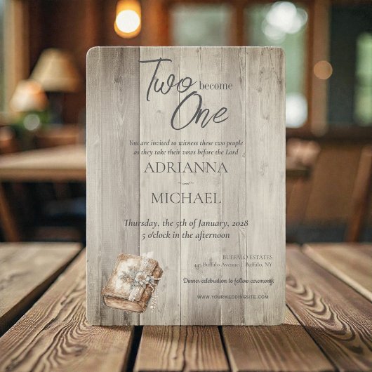 Hout Christian Twee Worden Een Kaart