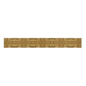 Hout Cross Pattern Grosgrain Lint (Voorkant)